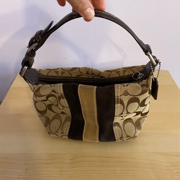 Coach C and Suede Mini Bag - Picture 1 of 6